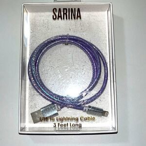 Sarina usb to Lightning cable 3 feet long New